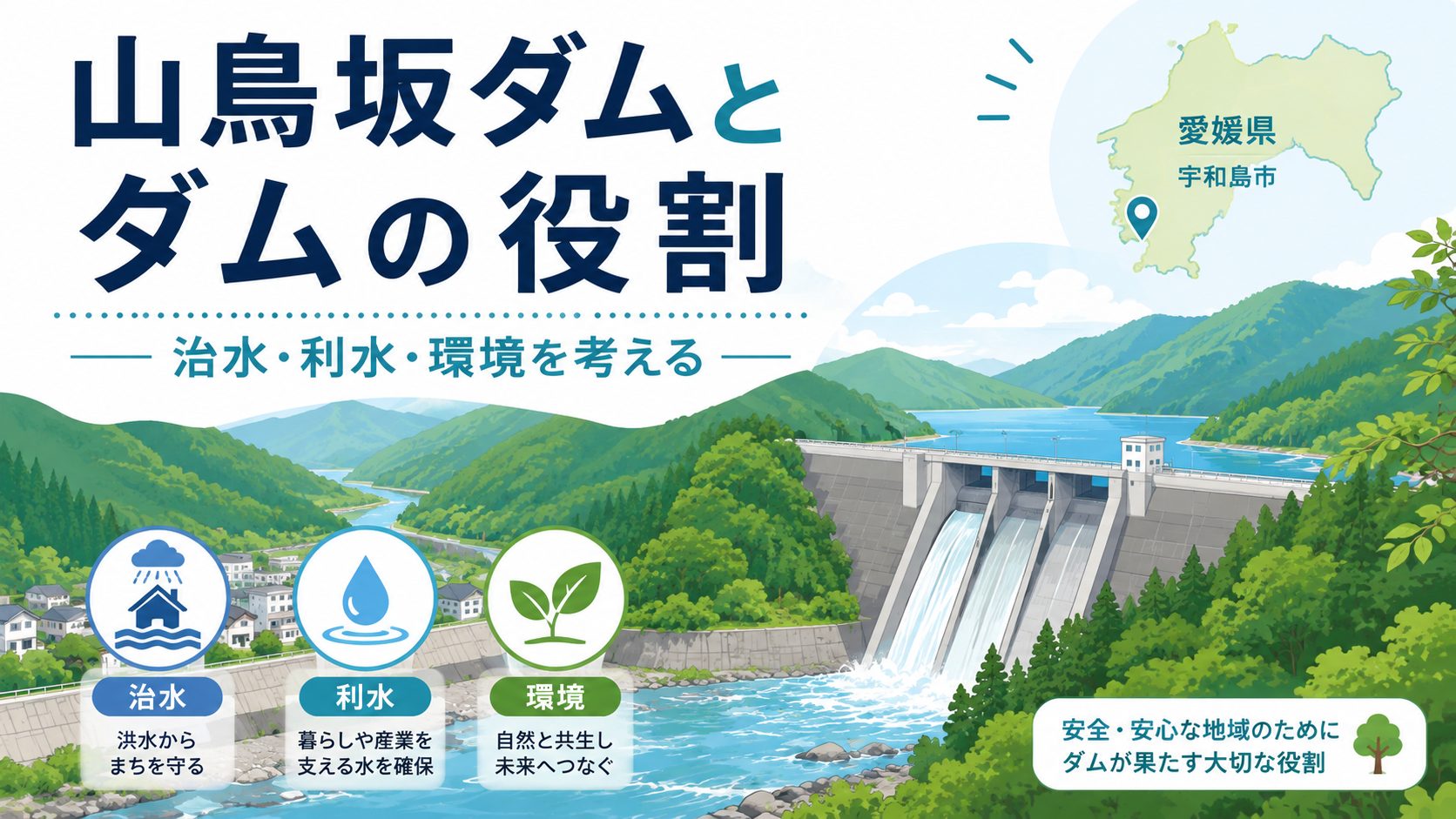 山鳥坂ダムの記事を読んで考える、ダムの役割と地域の水