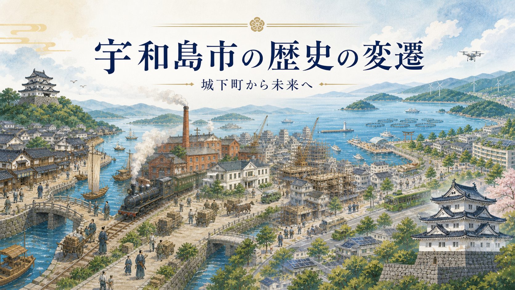 宇和島市の歴史の変遷