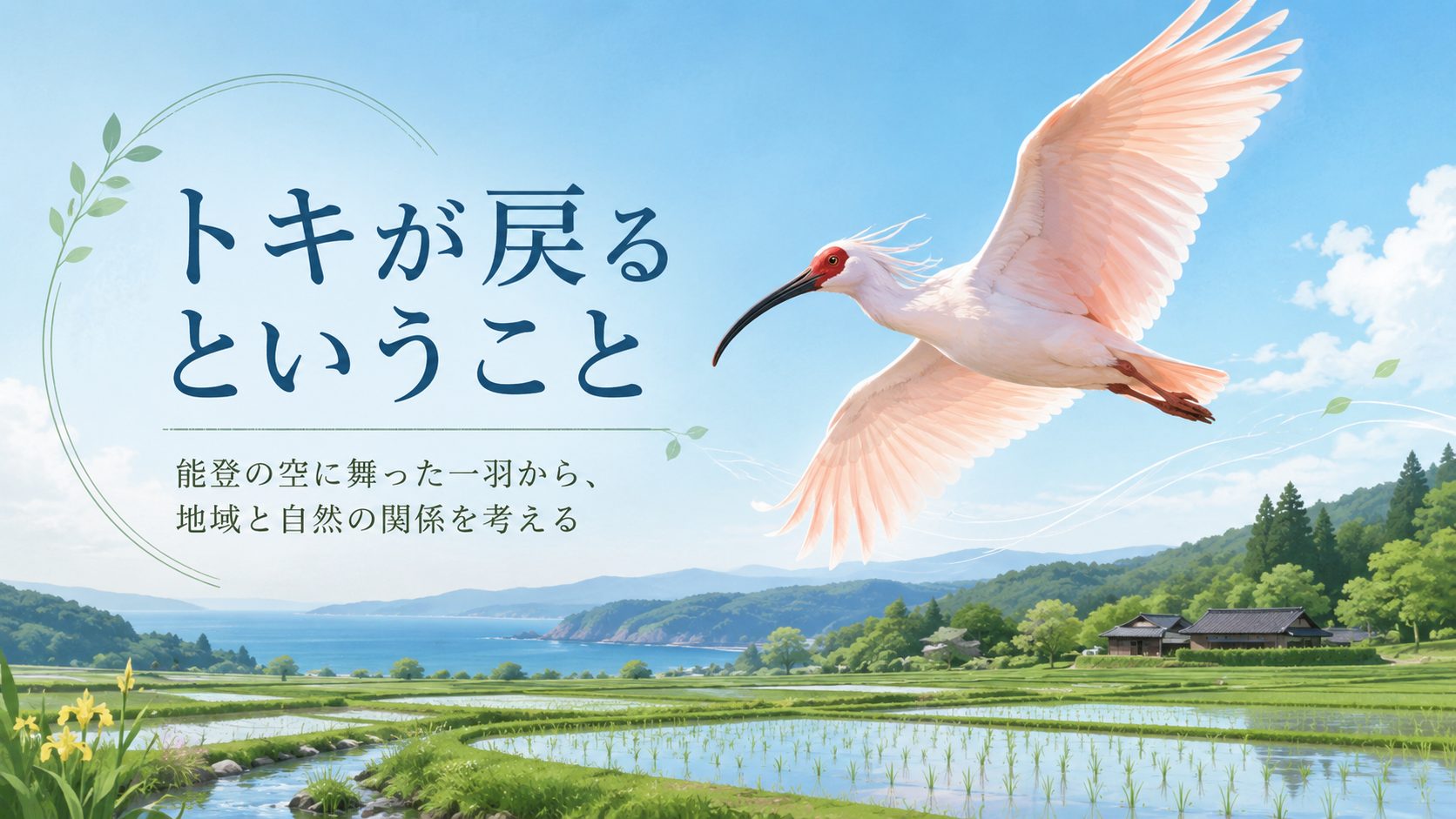 トキが戻るということ——能登の空に舞った一羽から、地域と自然の関係を考える——